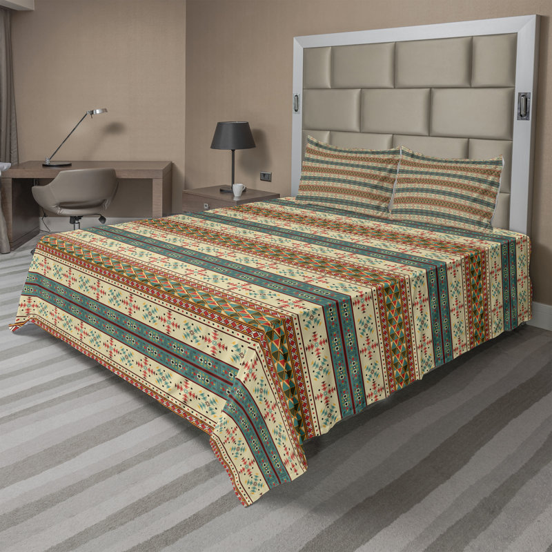 Microfiber Sheet Set, Cal.King Sheet Set + Fitted Sheet + 2 Pillowcases