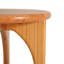 Table de bout géométrique en pin naturel pour salon et entrée