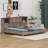 Crislyn Bookcase Storage Bed
