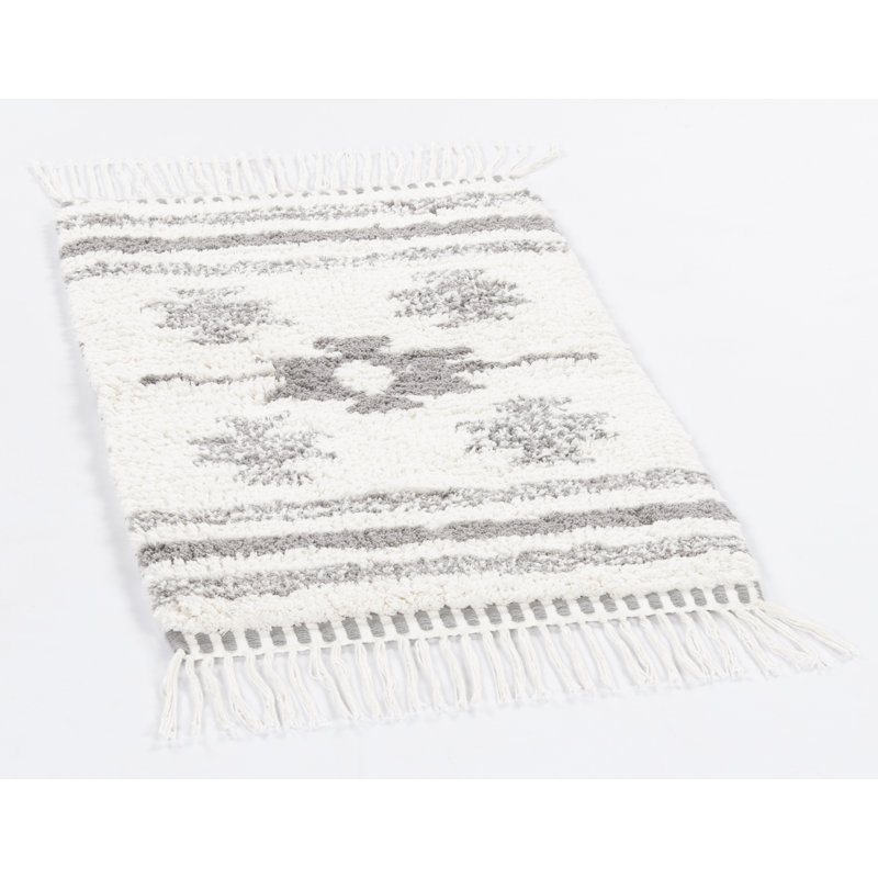Ethno Non-Slip Bath Rug, 70cm W x 120cm L