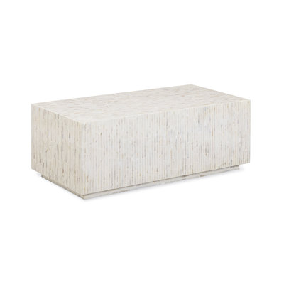 Table basse Earl Cream en nacre