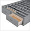 Lit plateforme hydraulique avec tête de lit à DEL, station de charge et 2 tiroirs-1390720190-1390720191
