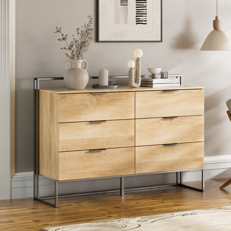 Commode 6 tiroirs 47,24 "