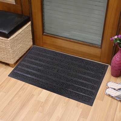 Non-Slip Striped Outdoor Doormat
