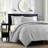 Reversible Quilt Bedding Set, Gray Cotton, Classic Pattern For All Seasons