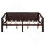 Lit de jour pleine grandeur, espresso-730841-730855