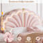 Structure de lit tapissier à DEL avec tiroirs de rangement, lit plateforme avec tête de lit ajustable Princess-1421295007-1421295005