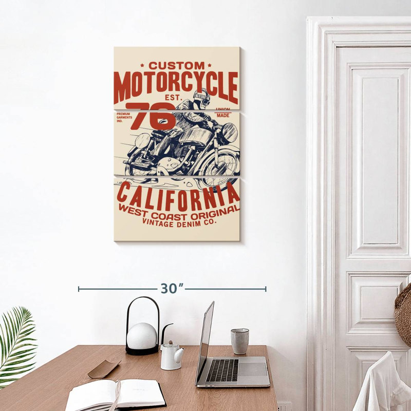 Affiche de moto personnalisée Tergel