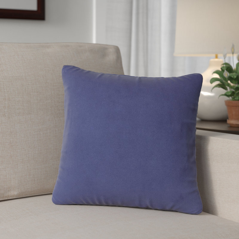 Throw Pillow, 20" H x 20" W x 4" D, Royal, Down Blend