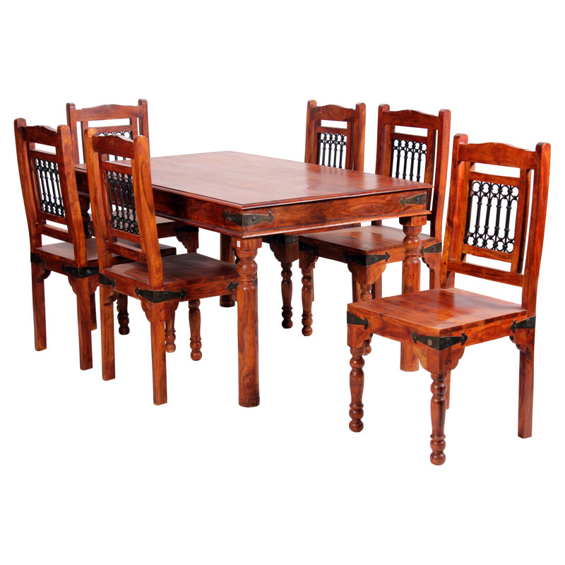 Santagata Solid Wood Slat Back Side Chair