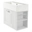 Meuble-lavabo de 21,8 po avec lavabo, armoire flottante murale, grand tiroir, tablette réglable, porte-papier hygiénique, système de fermeture en douceur-117193817