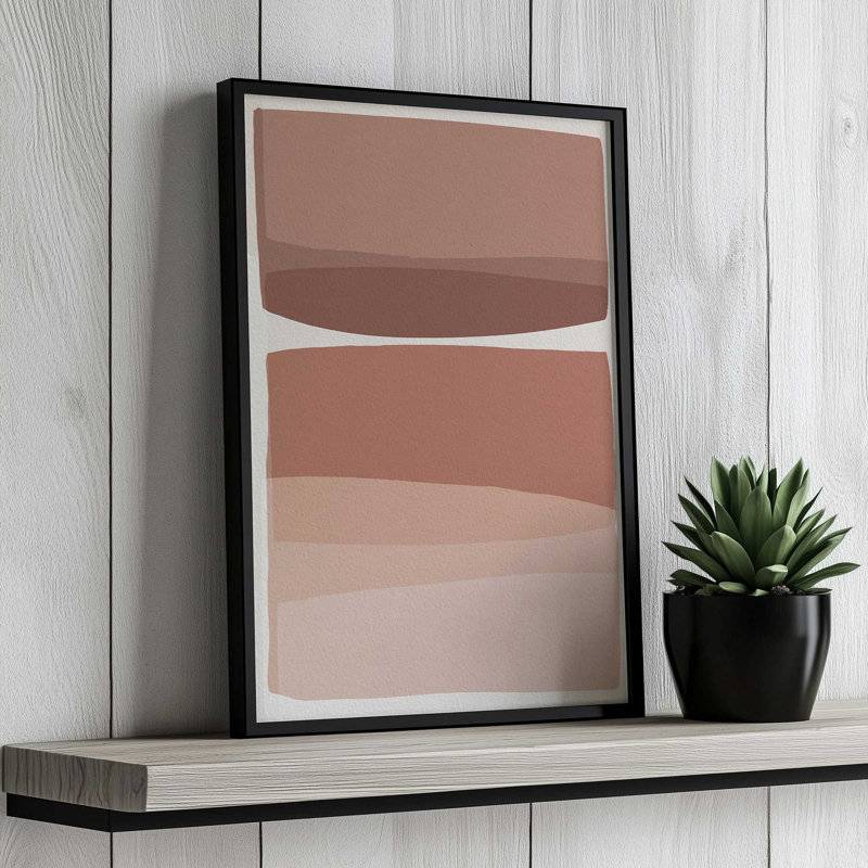 «Modern Blush» par Garima Dhawan, reproduction d'art sur toile, H 48 po x l 36 po, Blanc
