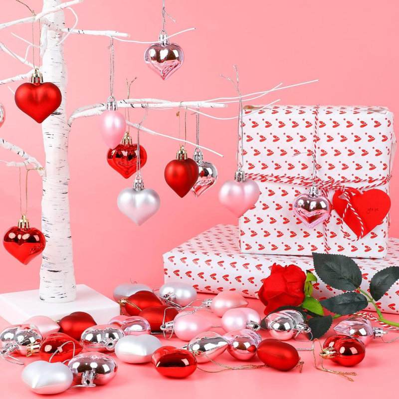 72 pcts de la Saint-Valentin, fête de Noël, décoration de jour de l'Action de grâce, mariage, plaqué, Flash