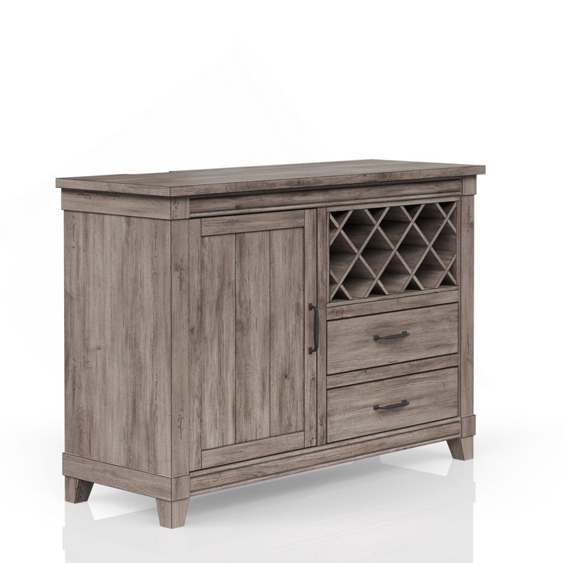 Armoire à vin rustique avec rangement Rustic
