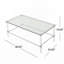 Table basse rectangulaire