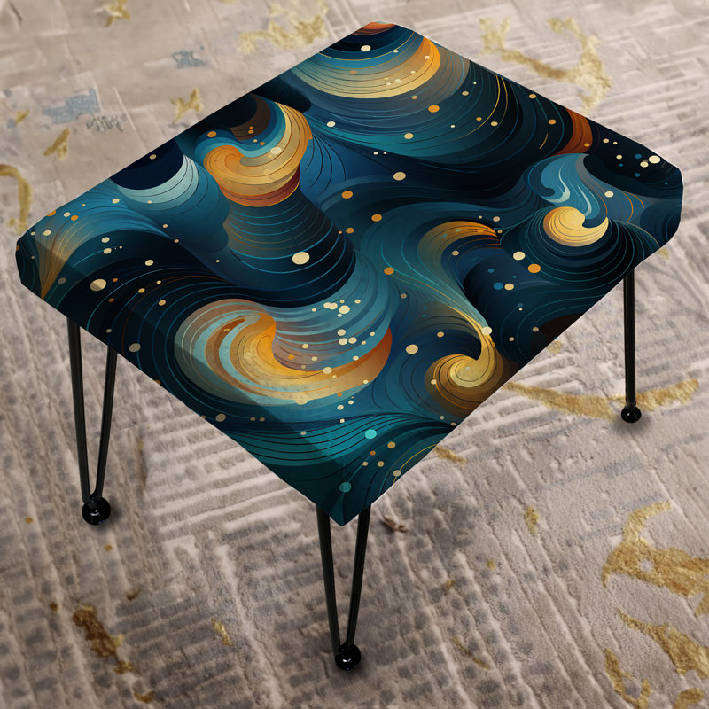 Celestial Geometric Geometric - Repose-pieds rectangulaire géométrique