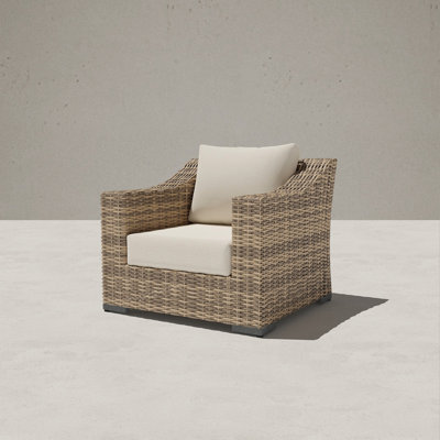 Eloisa Wicker Patio Chairs with Cushions