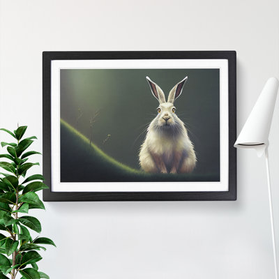Curious Hare - Framed Print