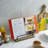 Acacia Wood Counter Top Book Stand