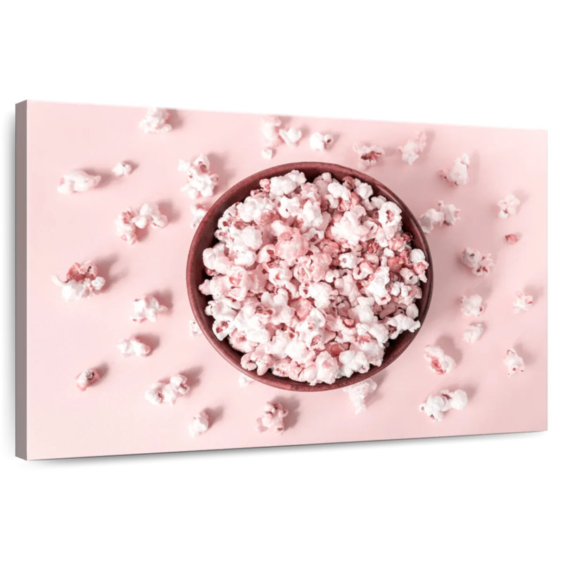Yarlin Baby Pink Popcorn, 8" H x 12" W