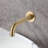 BathSelect Gold Wall-Mount Commercial Bathroom Touchless Faucet with Infrared Motion Sensor