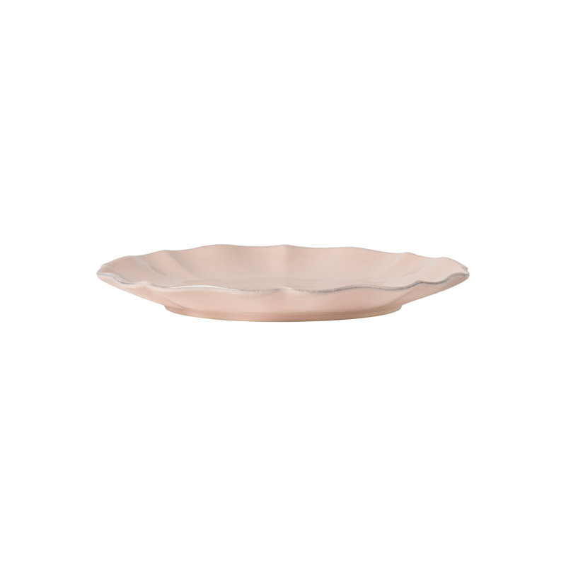 Assiette à salade ou à dessert en grès 9 po Rosa, ensemble de 6