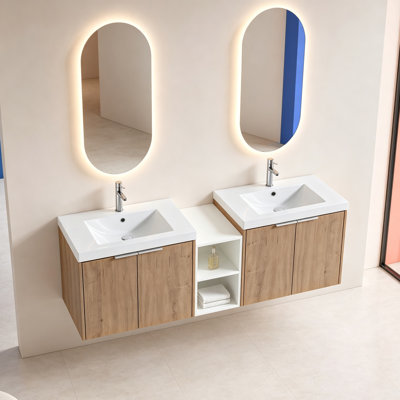 Meuble-lavabo flottant 72 "Unitas (RTA)