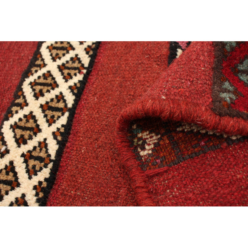 Tapis cuivre foncé en laine noué à la main