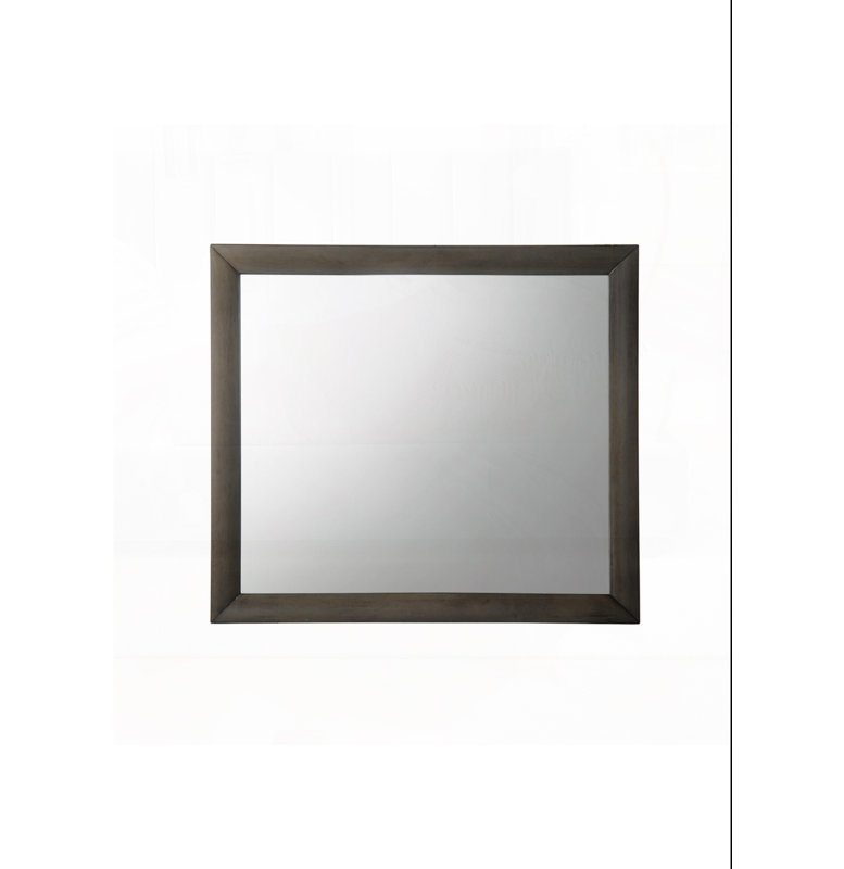 Mirror, 40" x 40", Gray