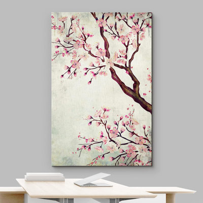 «Pink Cherry Blossom», estampe numérique sur toile