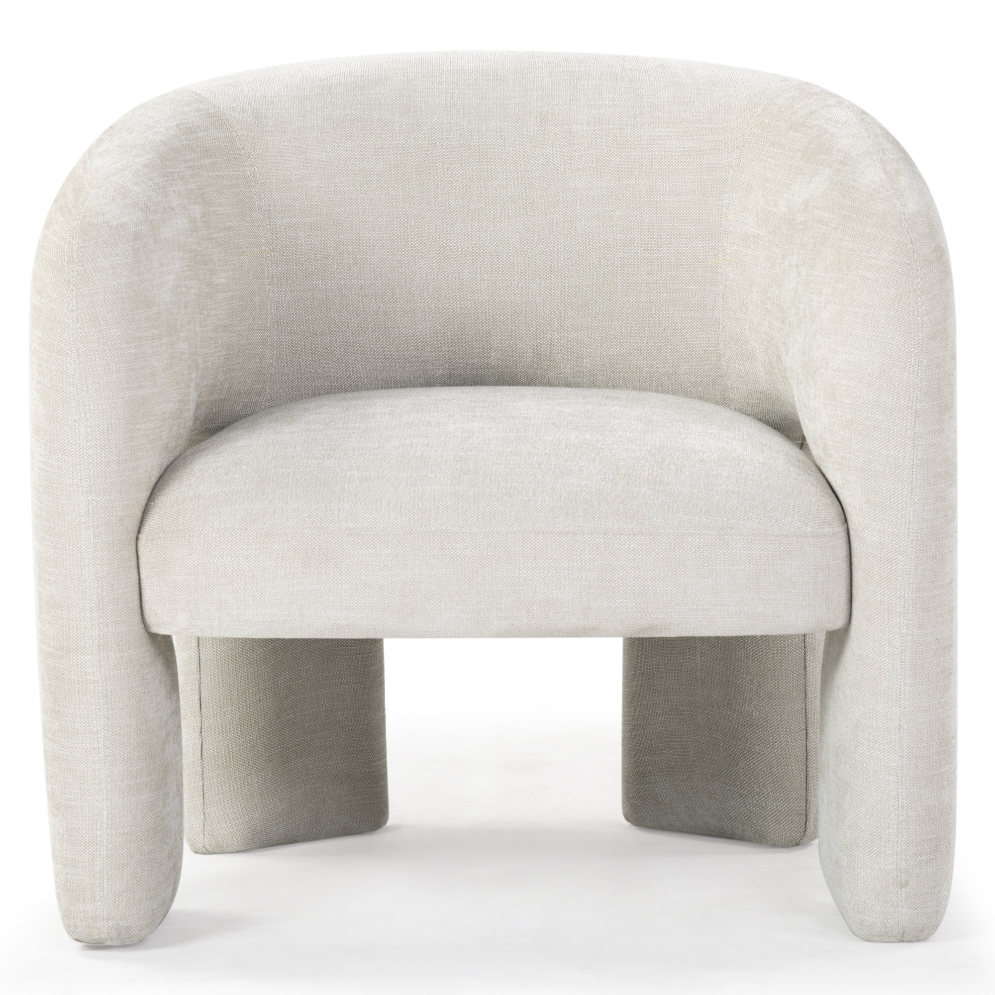 Tamlyn Performance Fabric Accent Chair, Beige