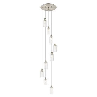 Caius - 9 Light Cord Hung Multi Pendant