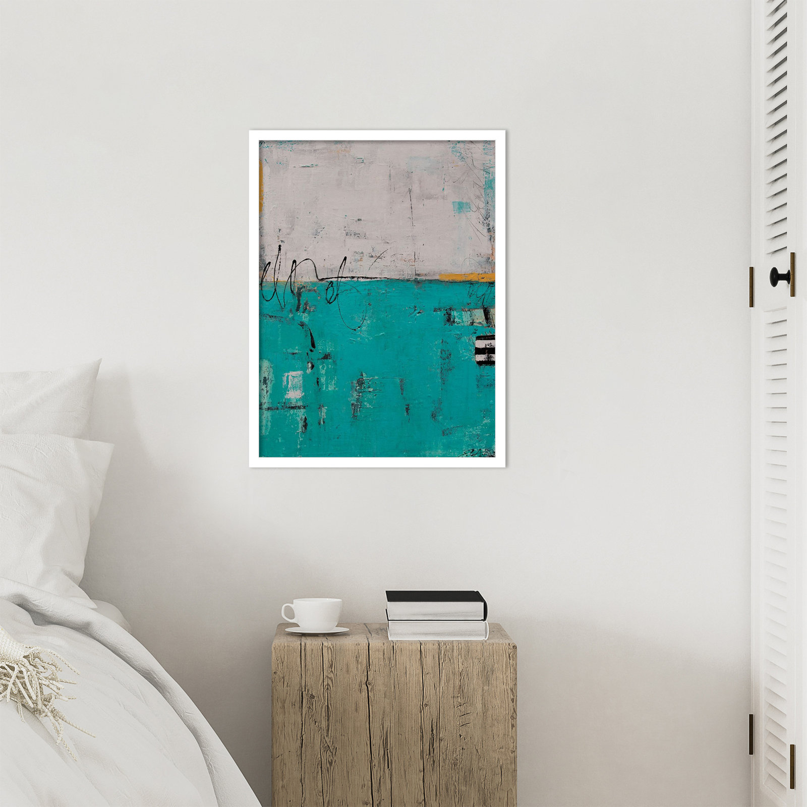 Urban Harmony Print by Erin Ashley, White, 25" H x 19" W