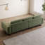 Canapé modulaire en velours côtelé vert-68122379-68122374