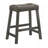 Rustic Backless Counter Stools With Faux Leather Seat(Set Of2)-668546355