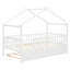 Lit simple en bois avec couchette simple, blanc (OLD SKU: WF302178AAK)