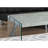 Rectangular Grey Table With Tempered Glass, Enhancing Contemporary Coffee Laminate And Clear Glass Panels