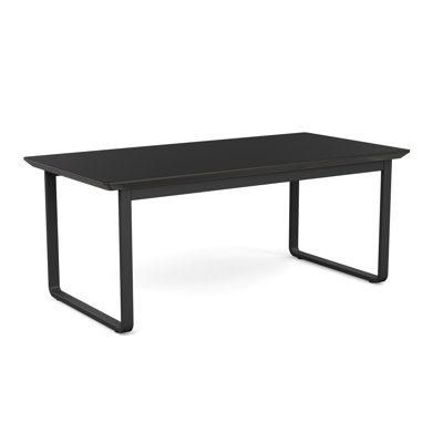 Gansett Waiting Reception Coffee Table Metal Frame 20x40" High Pressure Laminate Top