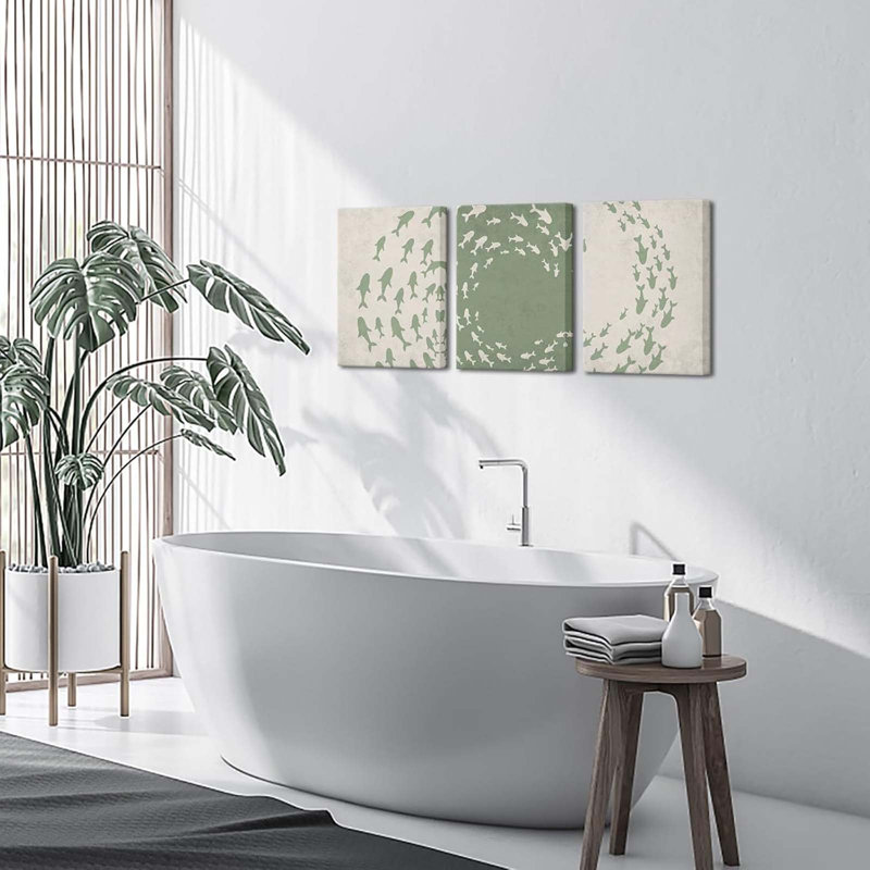 3 Piece Wrapped Canvas Wall Art