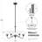 26" W 5-Light Dimmable Spider Chandelier-1030308659