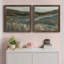«Copper Dusk I», ensemble de 2 peintures sur toile encadrées-663921981-663921977