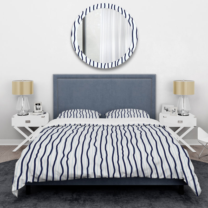 Ensemble de housse de couette en microfibre noir / blanc 3 pièces, Housse de couette simple + 1 taie décorative stan