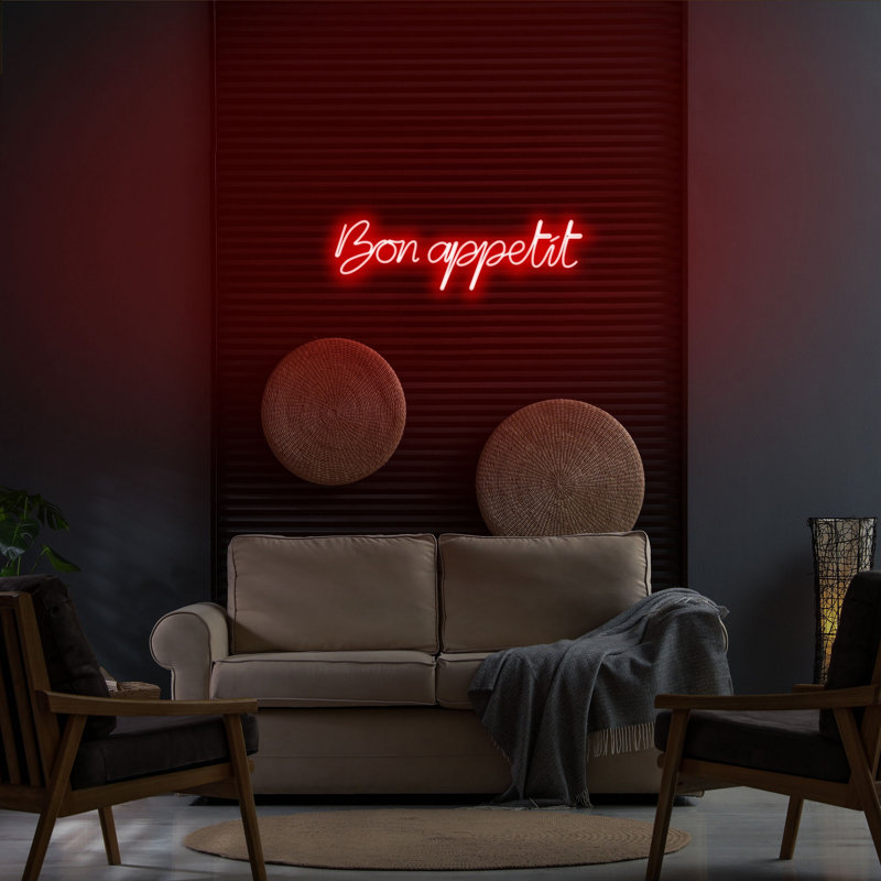 Entertainment Wall Decor on Resin, Red