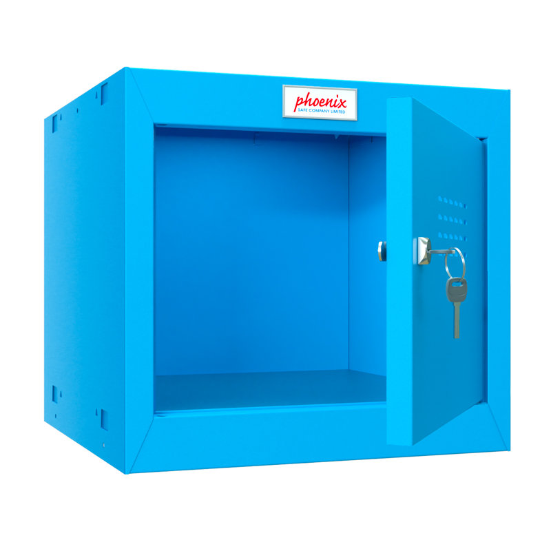Metal 1 - Tier 40cm with Key, Blue