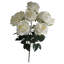 Faux rosier 19 po - Crème