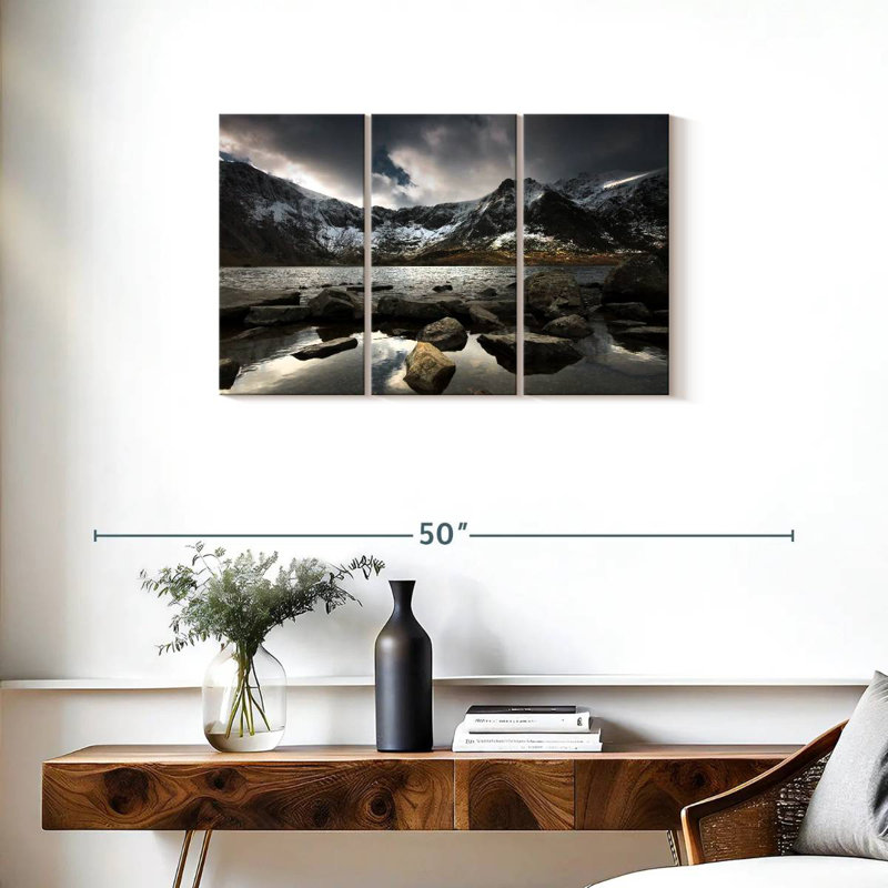 Alvord Cwm Idwal Landscape, 20" H x 33" W