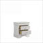 Blaze Modern 2-Drawer White Wood Nightstand-943963726
