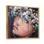 Portrait d'une jeune femme avec des fleurs II - peinture sur toile-60160268-60160269