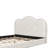 Queen Size Upholstered Platform Bed, Beige