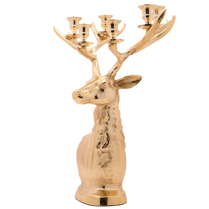 Metal Tabletop Candelabra
